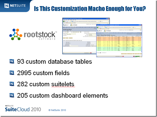 NetSuite RootStock MRP