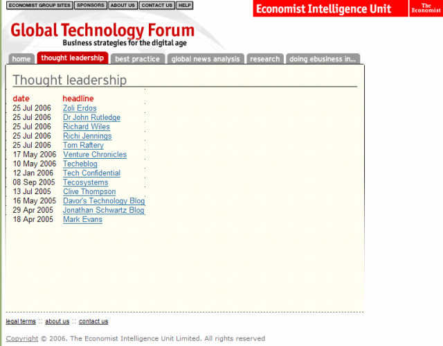 The Economist Thought Leadership